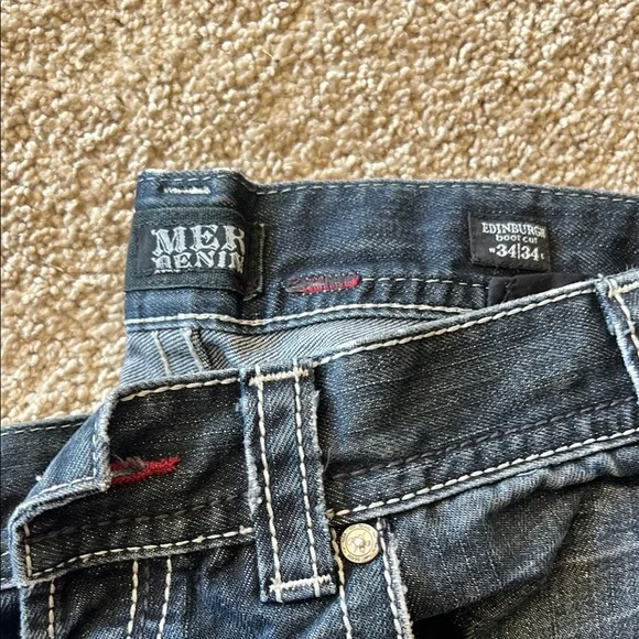 MEK Blue Boot Cut Jeans - Picture 6 of 6